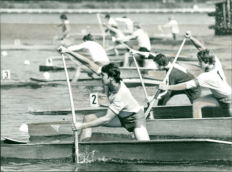 Canoe Championship 1975 - Vintage Photograph