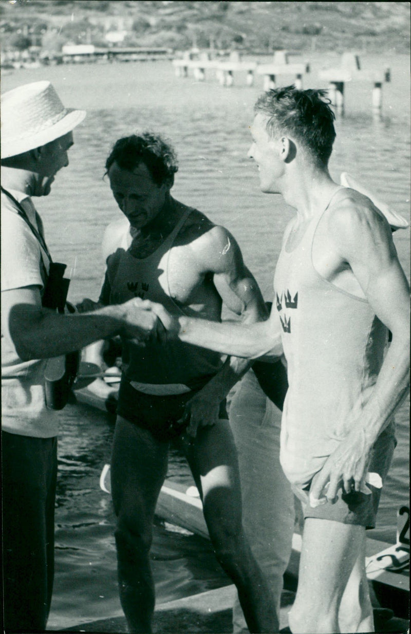 Gert Fredriksson, Sven-Olov Sjödelius - Vintage Photograph