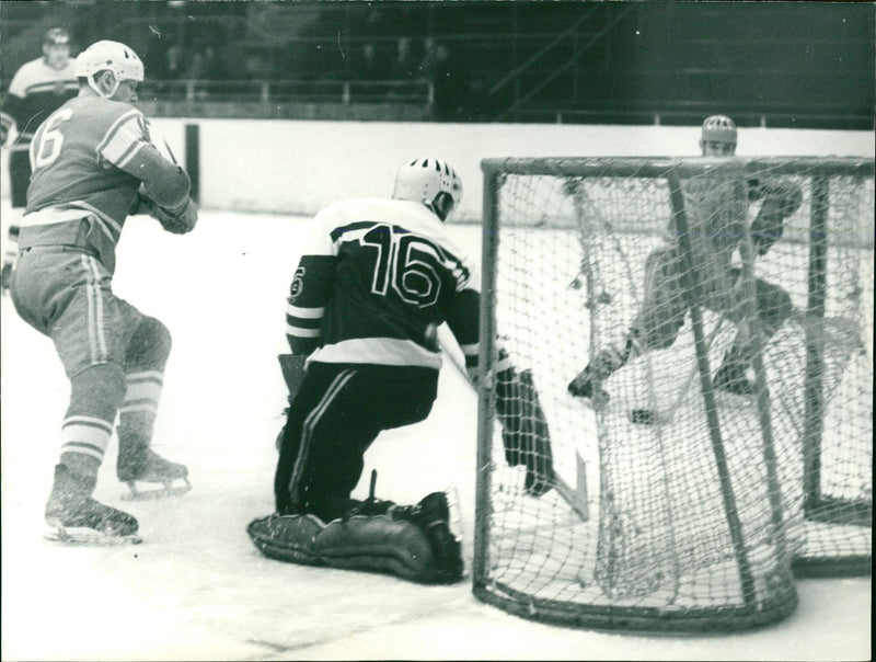 Ice hockey tournament GDR - USSR - Vintage Photograph