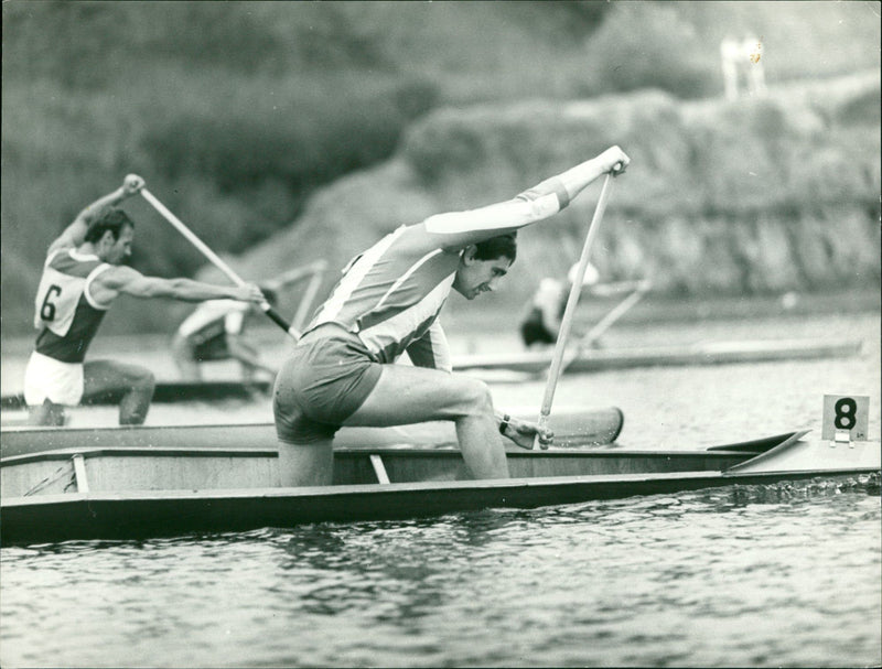 Canoe Championship - Vintage Photograph