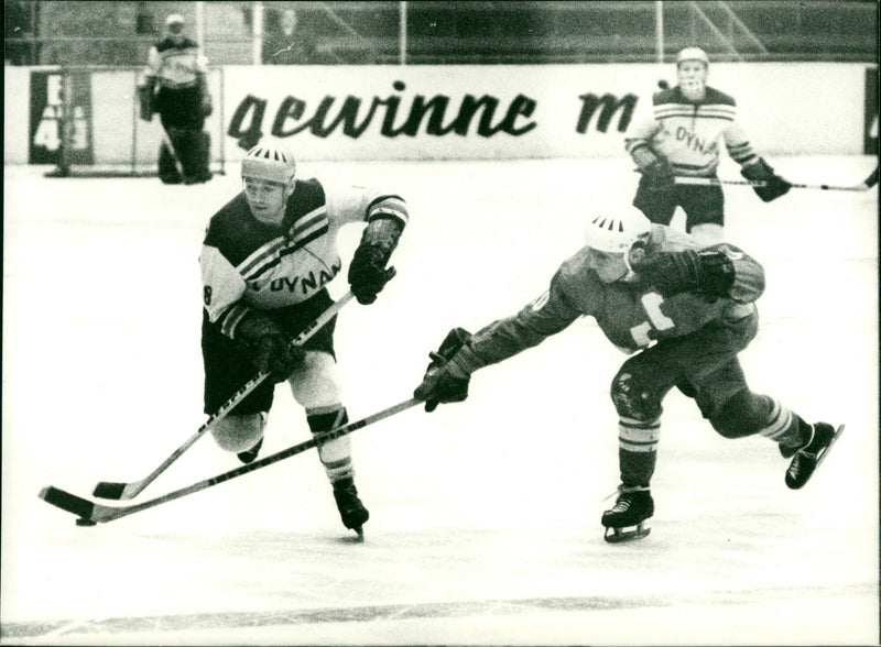 Ice hockey game - Dynamo Berlin versus TSC 1968 - Vintage Photograph