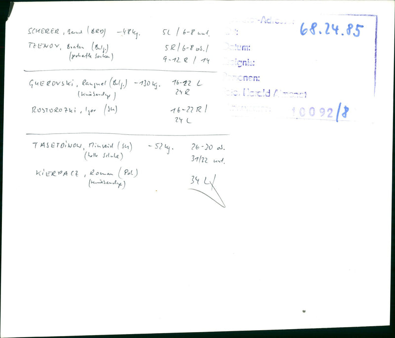 1992 SCHERER BAND BRB TEENOV BRATAN BELG SERBIAN SOCKET UUT PAASONS FILM - Vintage Photograph