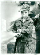 1989 PRESS FEST BERLIN HOSTED FIREFIGHTER AND MARCO LEIPOLD FILM - Vintage Photograph