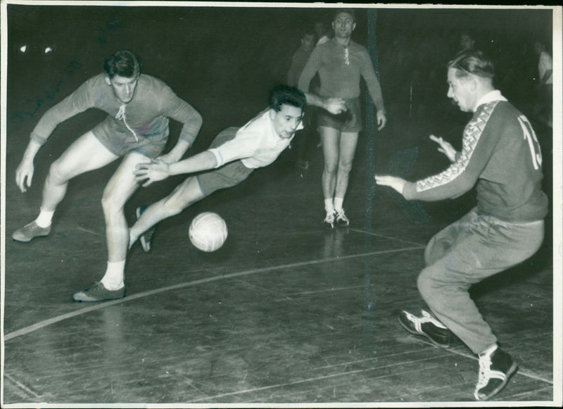 Handball game Eisenach - Hanover - Vintage Photograph