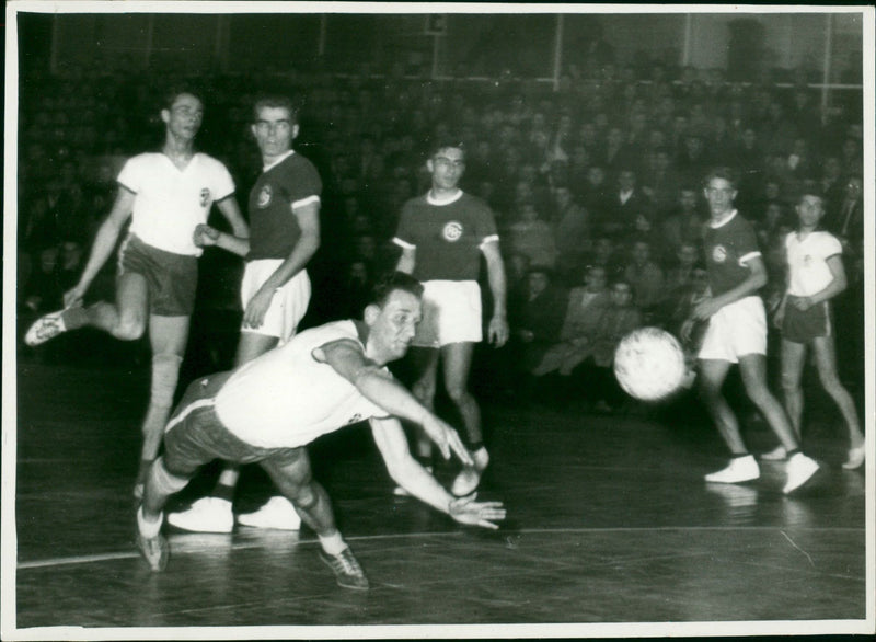 Fifth national indoor handball tournament 1958 - Vintage Photograph