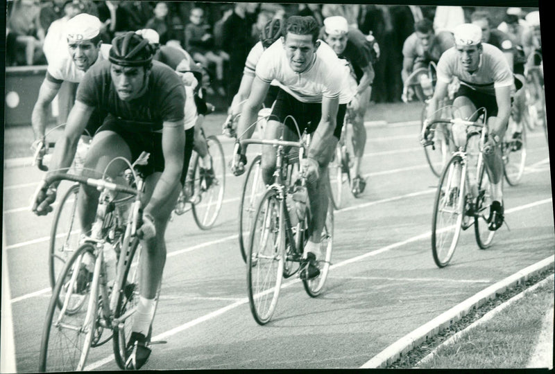 Cyclist - Vintage Photograph