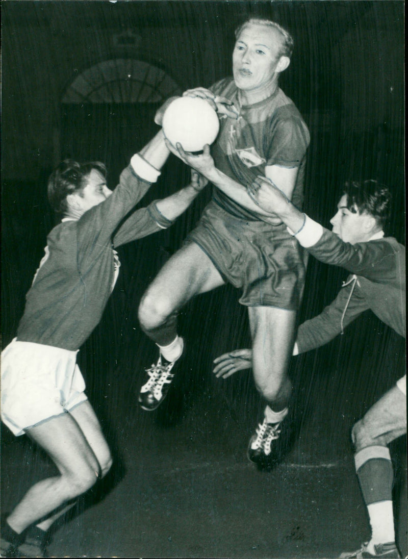 Handball player Wolfgang Müller - Vintage Photograph