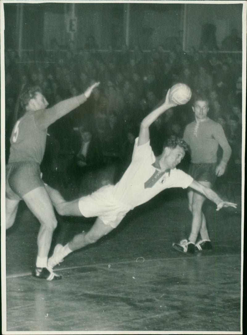 National handball city tournament 1958 - Vintage Photograph