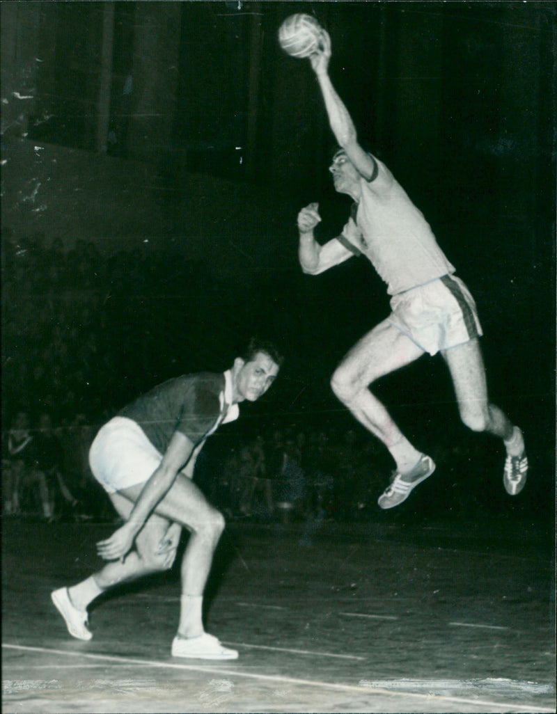 Handball game ASK - Dynamo - Vintage Photograph