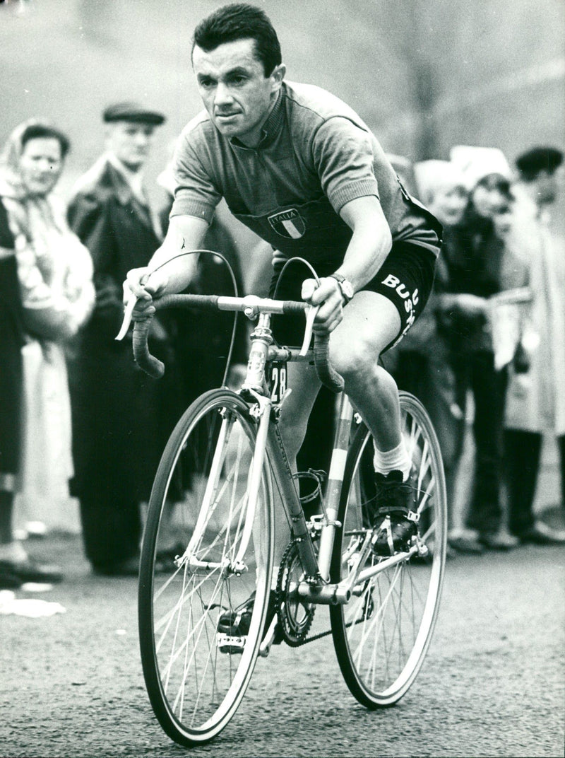 Carlo Gallazzi at the International Peace Tour in 1966 - Vintage Photograph