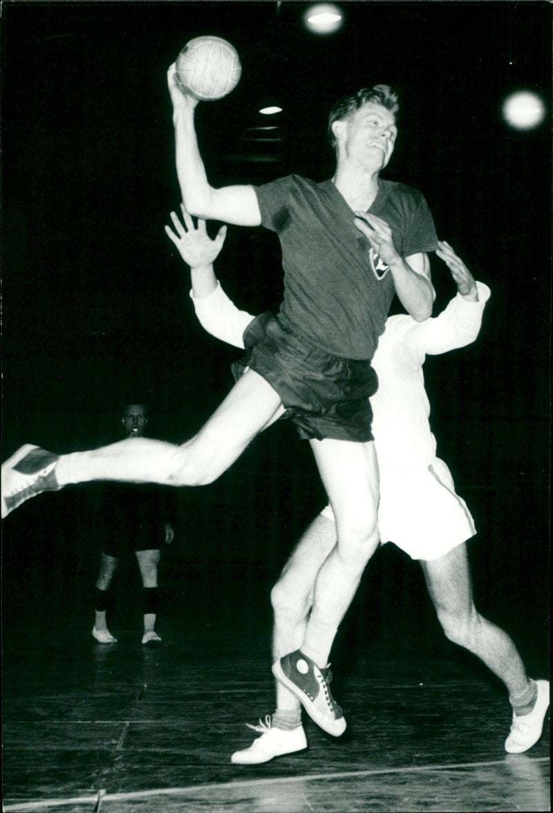 Handball game SC DHfK Leipzig - Dynamo Leipzig - Vintage Photograph