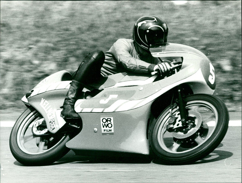 Bernd Dörffeldt at Sachsenring 1979 - Vintage Photograph