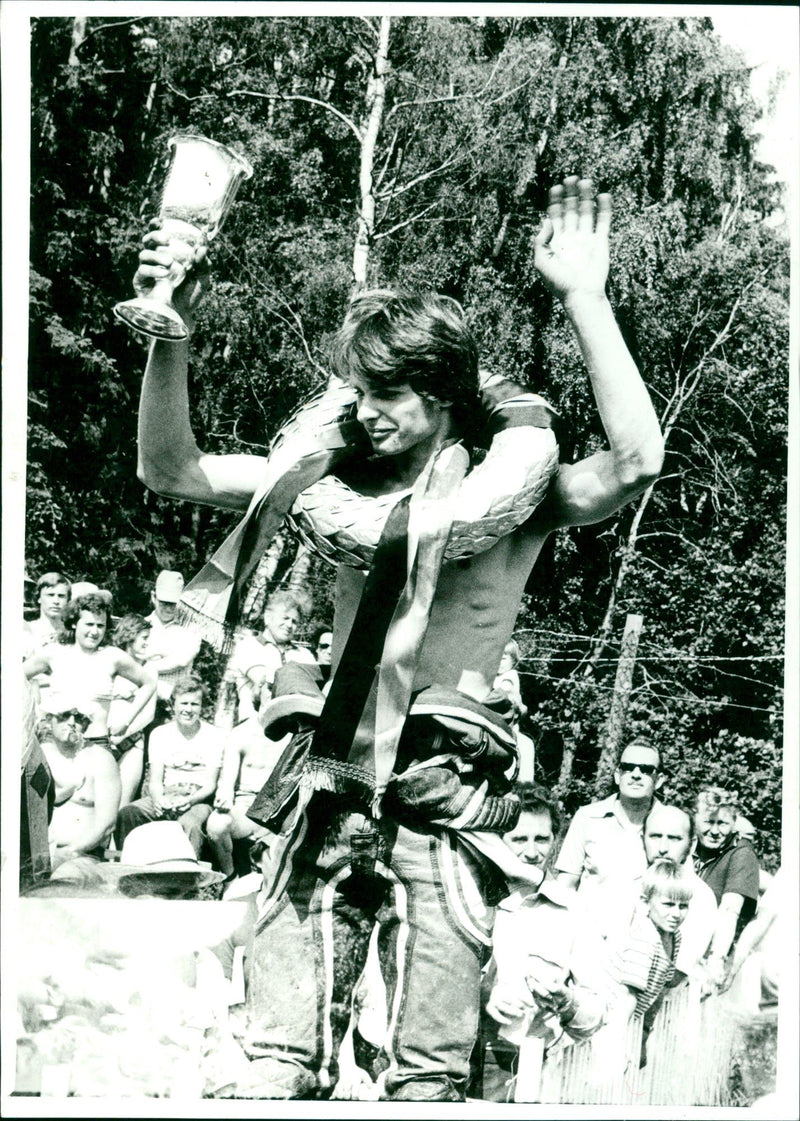 Dietmar Lieschke at the 1979 Bergring Cup - Vintage Photograph