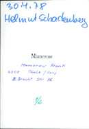 Helmut Schadenberg - Vintage Photograph