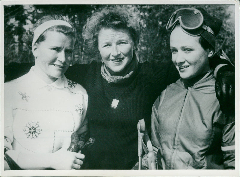 Mirl Buchner, Erika Mahringer and Lotte Blattl - Vintage Photograph