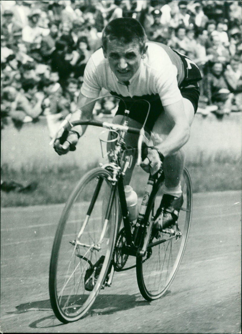 Stanisław Gazda on the International Peace Tour - Vintage Photograph