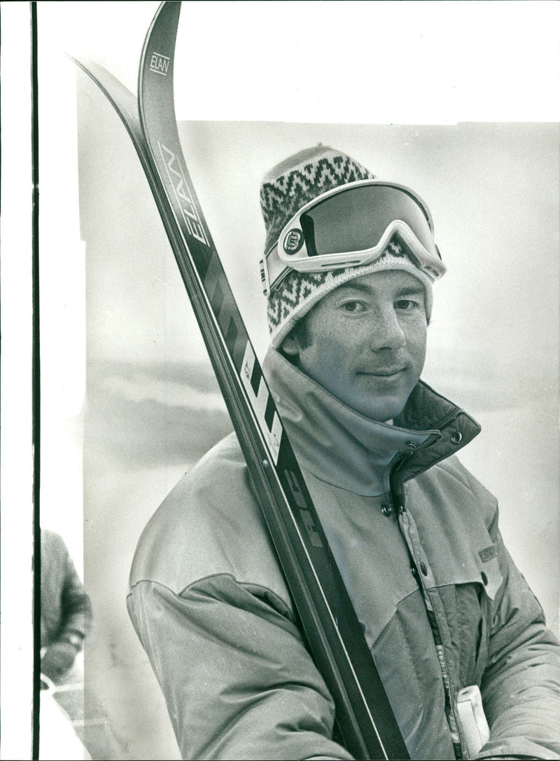 Ingemar Stenmark at the Alpine Ski World Cup 1979 - Vintage Photograph