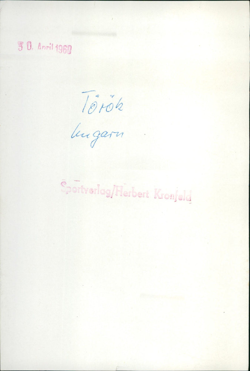 Gyözö Török - Vintage Photograph