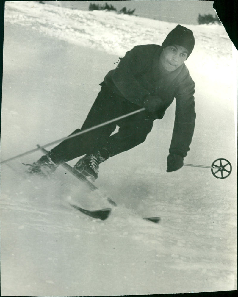 Skier Georgi Dimitrov - Vintage Photograph