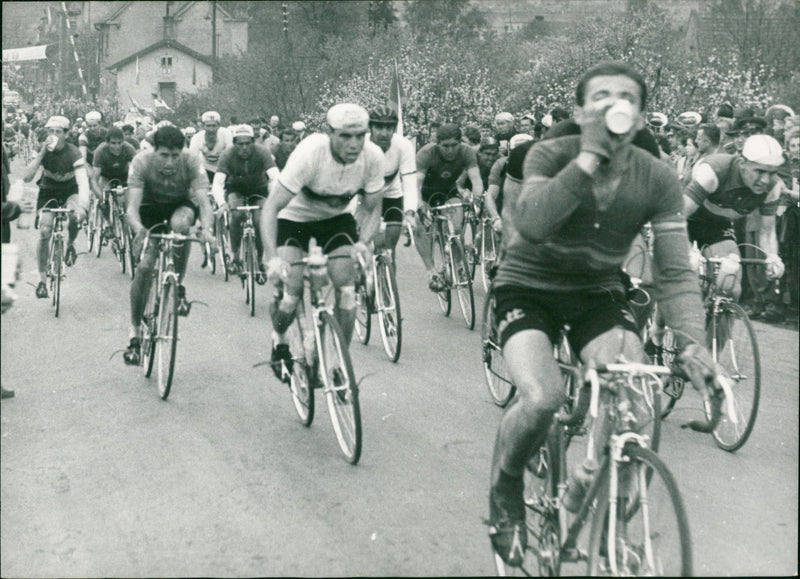 Klaus Ampler at the International Peace Tour in 1962 - Vintage Photograph