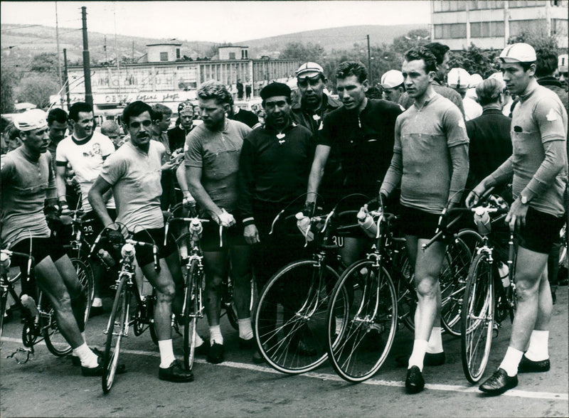 USSR team on the International Peace Tour in 1962 - Vintage Photograph