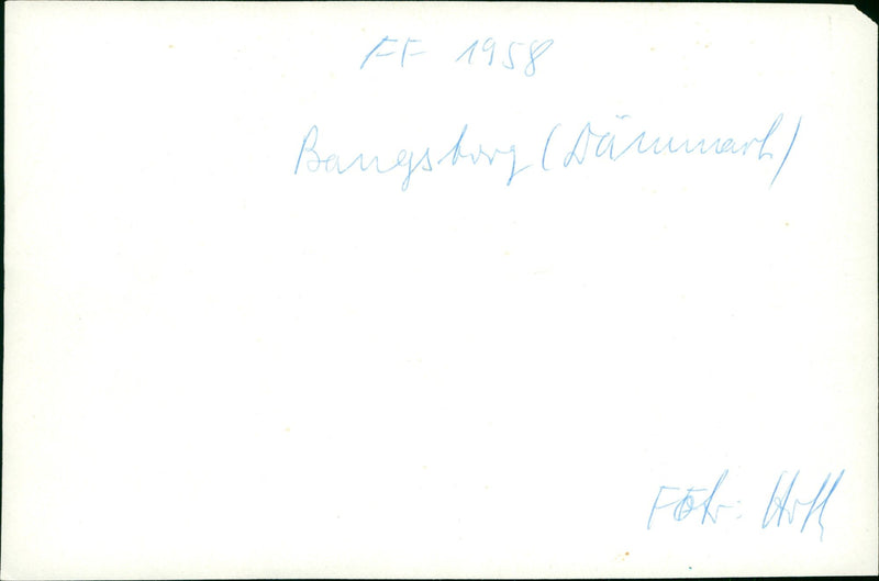 1958 FRINGSDIR SUND FINGSDIR SWEDISH FILM BASED GODFATHE - Vintage Photograph