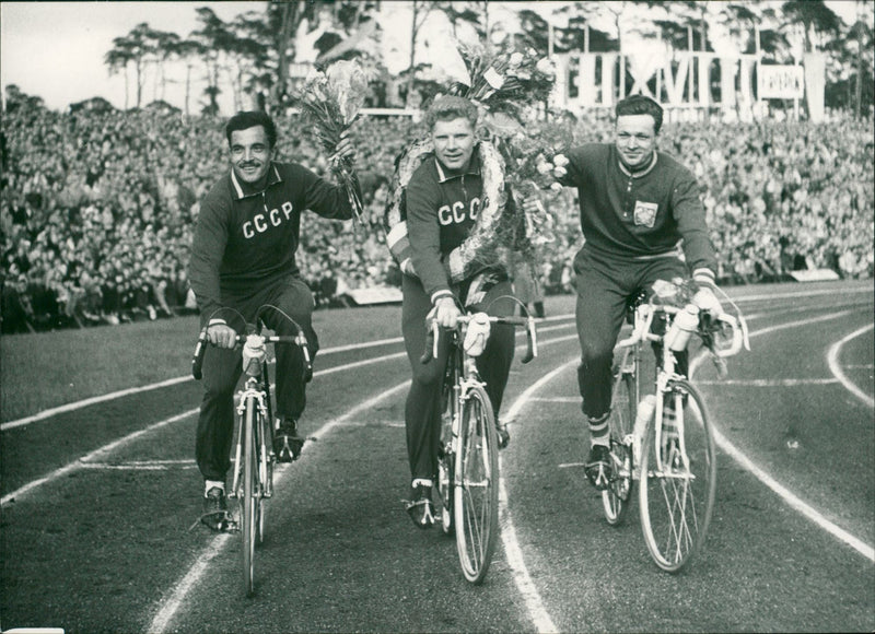 Gainan Saidchushin, Alexej Petrow and Bogusław Fornalczyk - Vintage Photograph