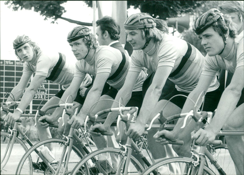 International Olympic Prize / Road Bike Race 1975 - Vintage Photograph