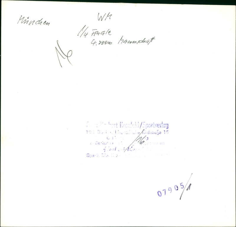 BRESCHER TEAS RAASCH SIA KODAK TRI XCAN FILM ODAK TRIX PAN KOD - Vintage Photograph