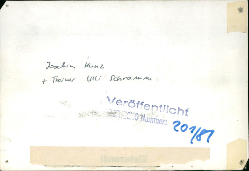 Joachim Kunz and Ulli Schramm - Vintage Photograph