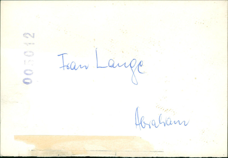 CRANE CHILD INGOING THENTIAM IRAN LONG ABRAHAM GOING - Vintage Photograph