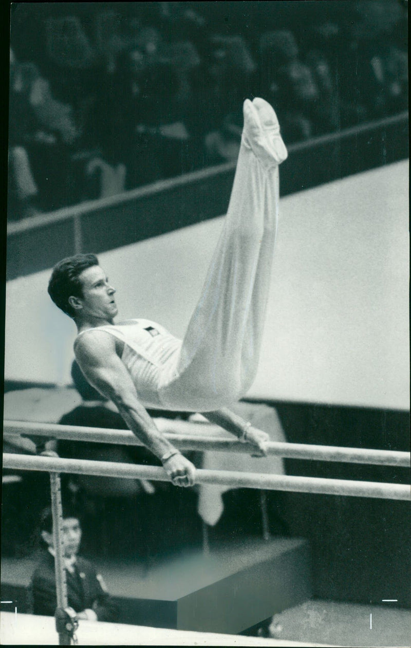 Gymnast at the Summer Olympics - Vintage Photograph