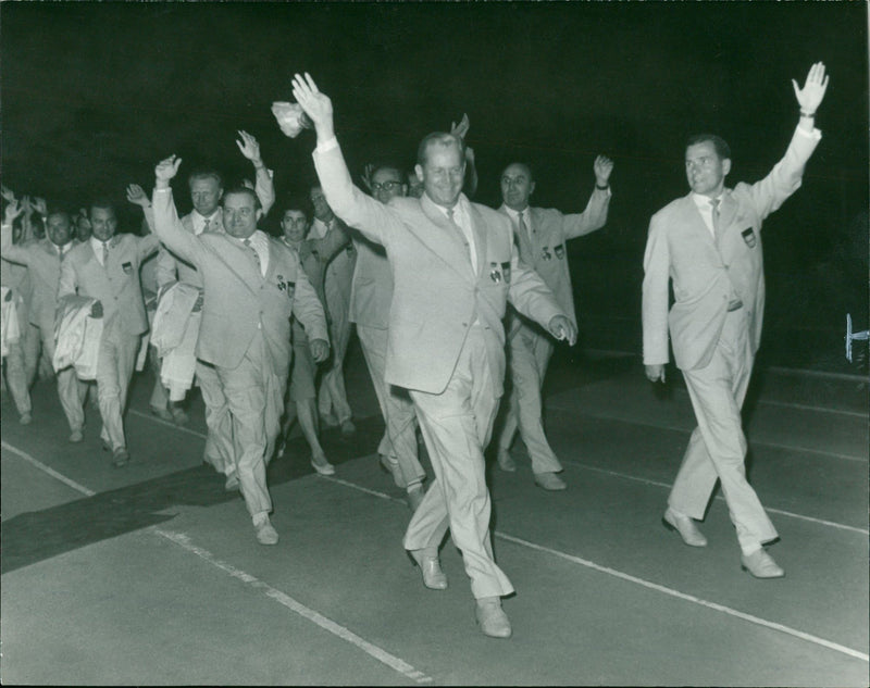 Olympic delegation - Vintage Photograph