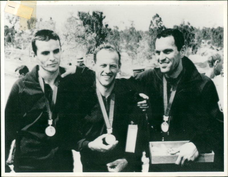 XIX. 1968 Summer Olympics: Gold for Hungary - Vintage Photograph