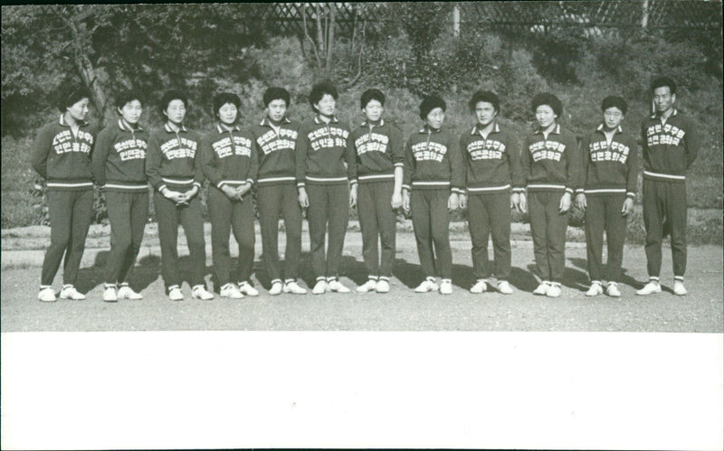 National volleyball team KVDR 1967 - Vintage Photograph