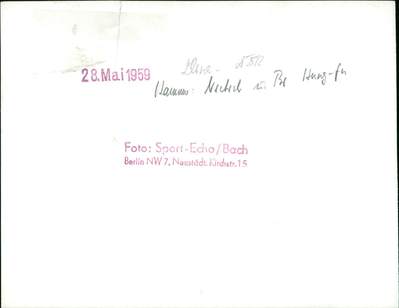 1959 GLONA RAMM NECHEAL HUNG NECHEM ROCK WELL FILM - Vintage Photograph