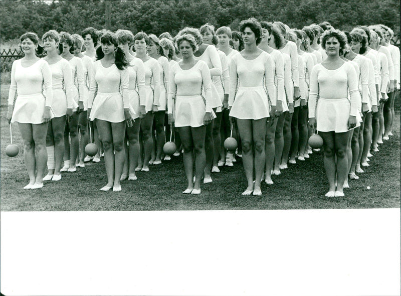 7th gymnastics and sports festival of the GDR - Vintage Photograph