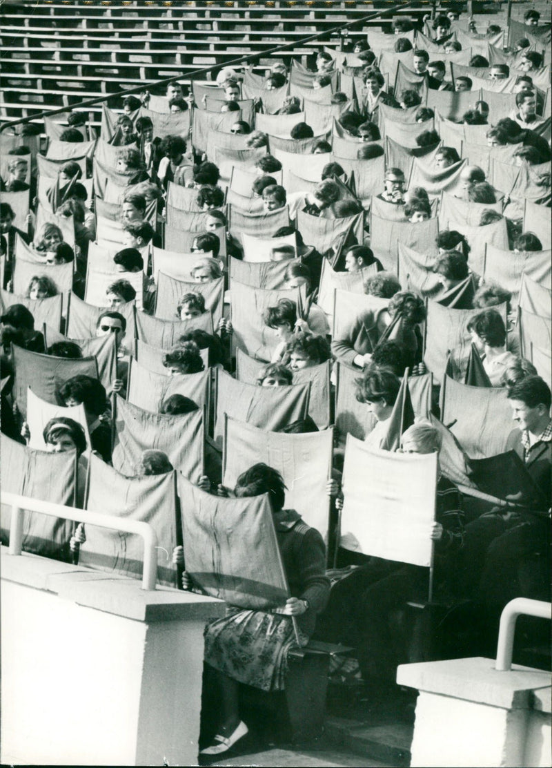 4th German Gymnastics and Sports Festival in Leipzig 1963 - Vintage Photograph