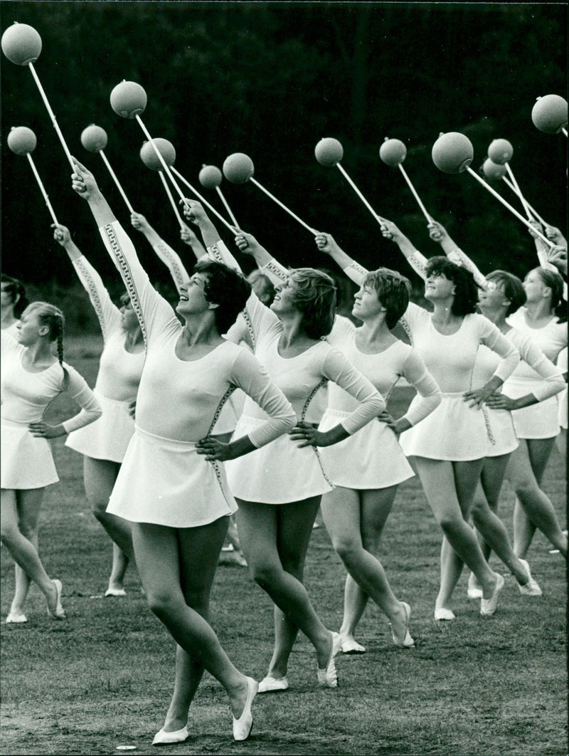 7th gymnastics and sports festival of the GDR - Vintage Photograph