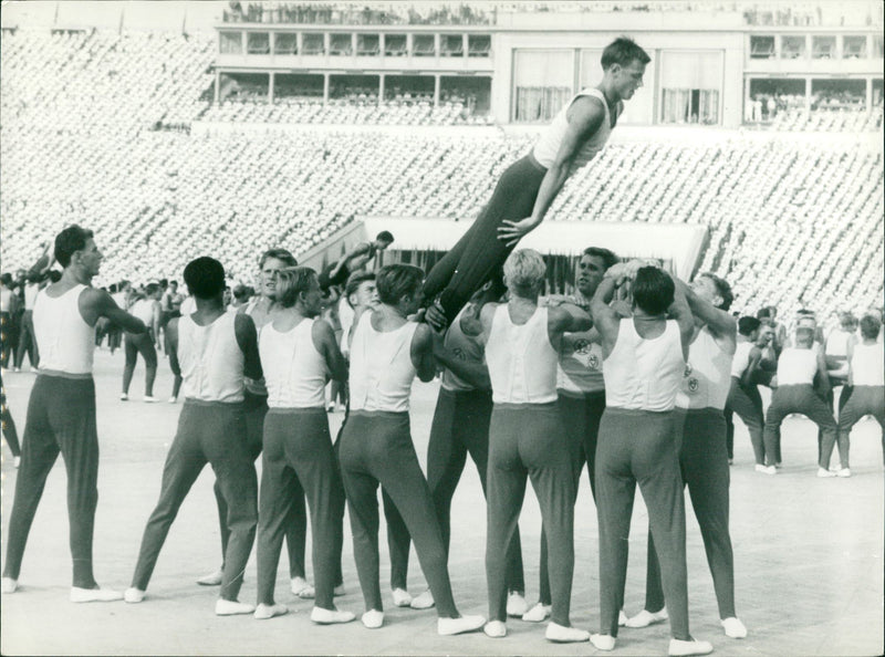 4th German gymnastics and sports festival - Vintage Photograph