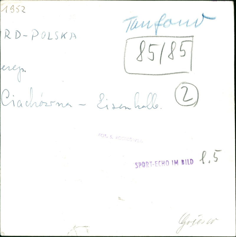 1952 ROCK JEESSOPEN JOULU SELAMMARUSIGE GDR LIVLIS HANIE RASMUSSEN A FILM WELL - Vintage Photograph