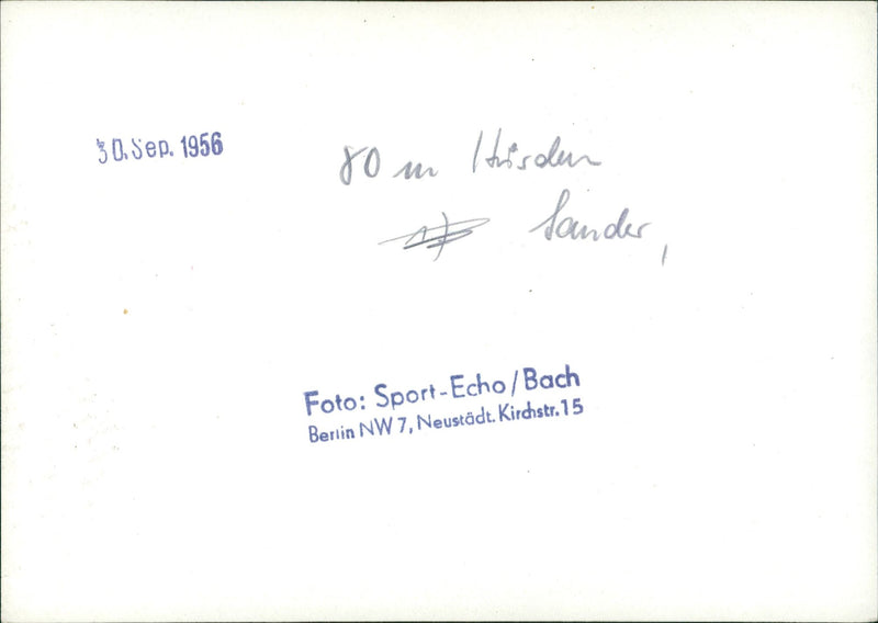 1956 ROCK JEESSOPEN JOULU SELAMMARUSIGE GDR LIVLIS HANIE RASMUSS FILM WELL - Vintage Photograph