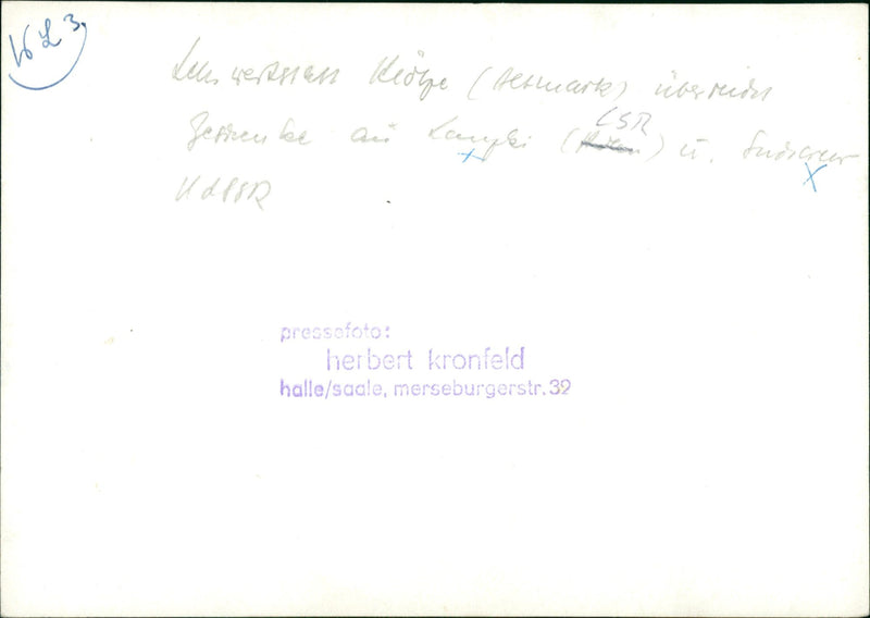 ROCK JEESSOPEN JOULU SELAMMARUSIGE GDR LIVLIS FILM WELL - Vintage Photograph