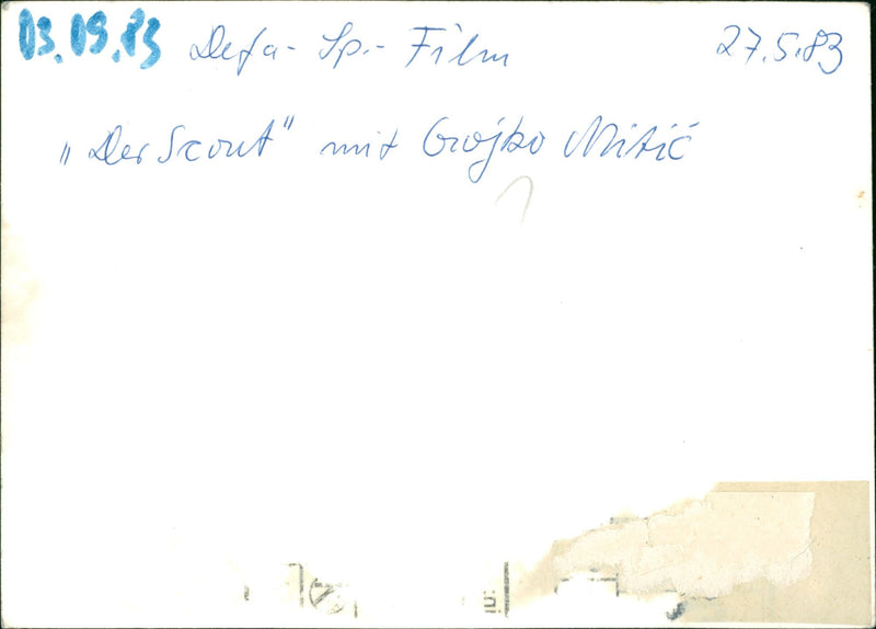 ARTIST DEFA FILM SCOUT GROJBE AND GRODBE KUNSTL - Vintage Photograph