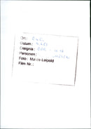 PLACE DETIA DATE FRPG EVENT GDR SEIB PEOPLE MARCO LEIPOLD FILM - Vintage Photograph