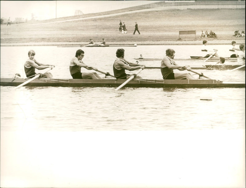 World Rowing Championship 1975 - Vintage Photograph