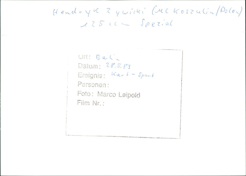 BAREN BOTTLE BOODSCEN CHLAGE HENDAYU RYWICKI KOSZALIN ECC SPECIAL FILM - Vintage Photograph