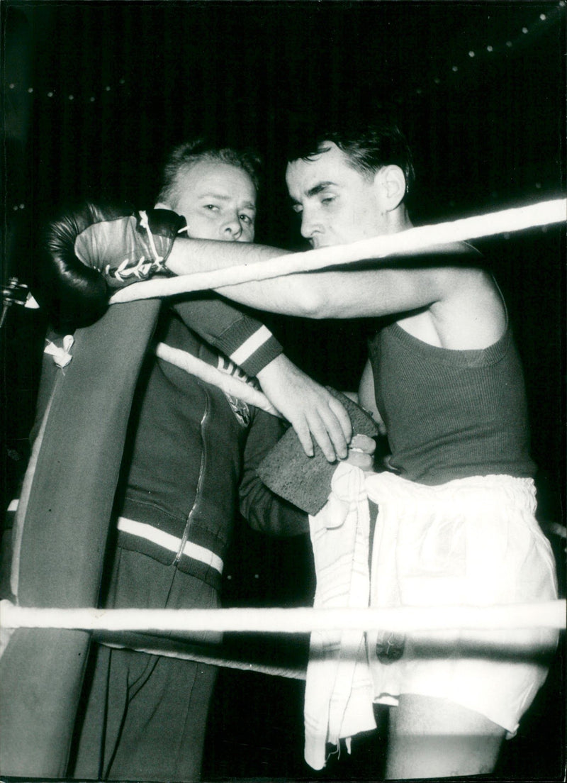 GDR CSSR Juniors Boxing 1963 - Vintage Photograph