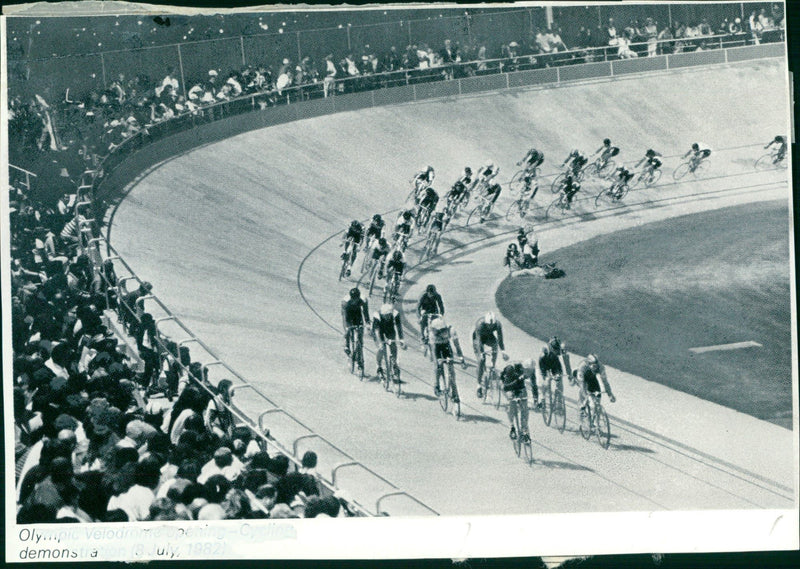 Olympic cycling track - Vintage Photograph