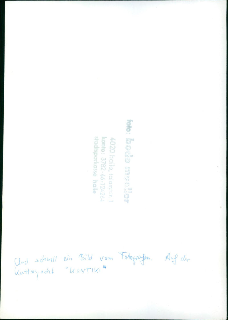 VEB VOLKSWERFT STRALSUND TRAINING FILM PICTURE - Vintage Photograph